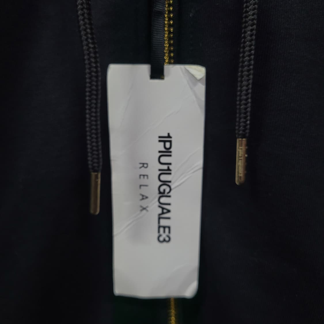 1PIU1UGUALE3 RELAX 골드 지퍼 후드 집업(새제품급) 상품이미지7