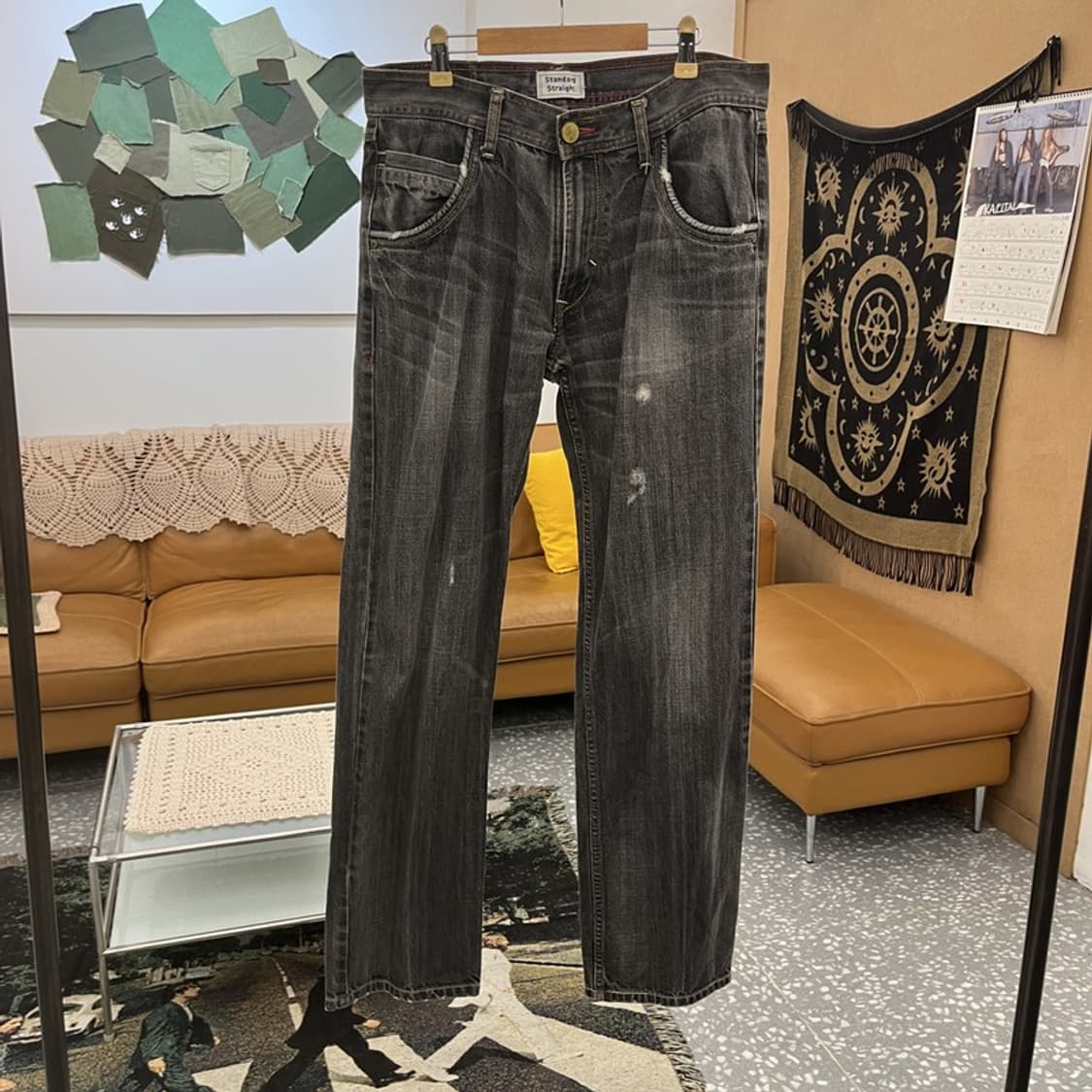 리바이스 시그니처 빈티지 데미지 워싱 데님팬츠 32인치 C12567 상품이미지3