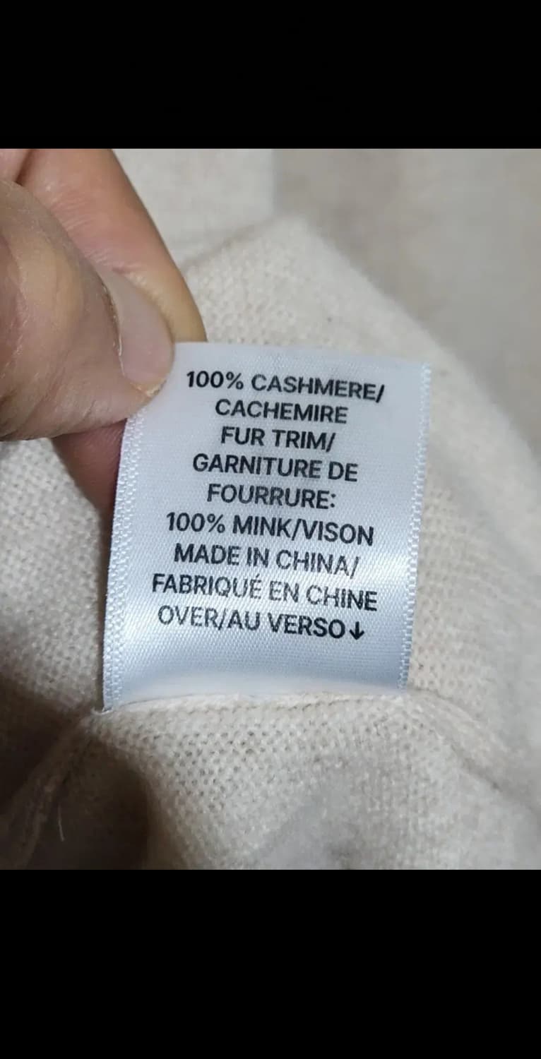 (L) 반목 캐시미어 니트 무지 반폴라 스웨터  상품이미지4