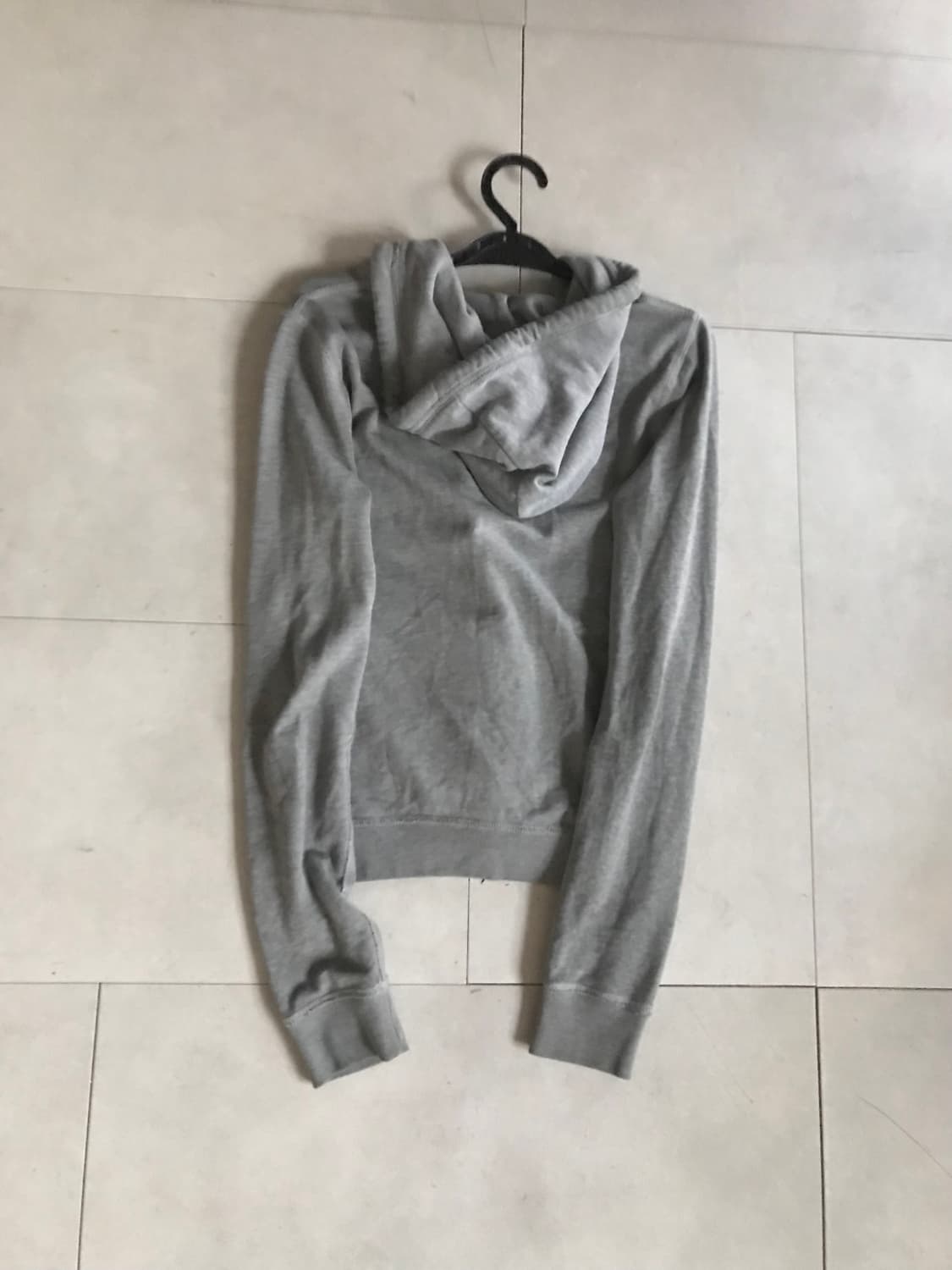 홀리스터 그레이 슬림핏 후드집업 상품이미지10