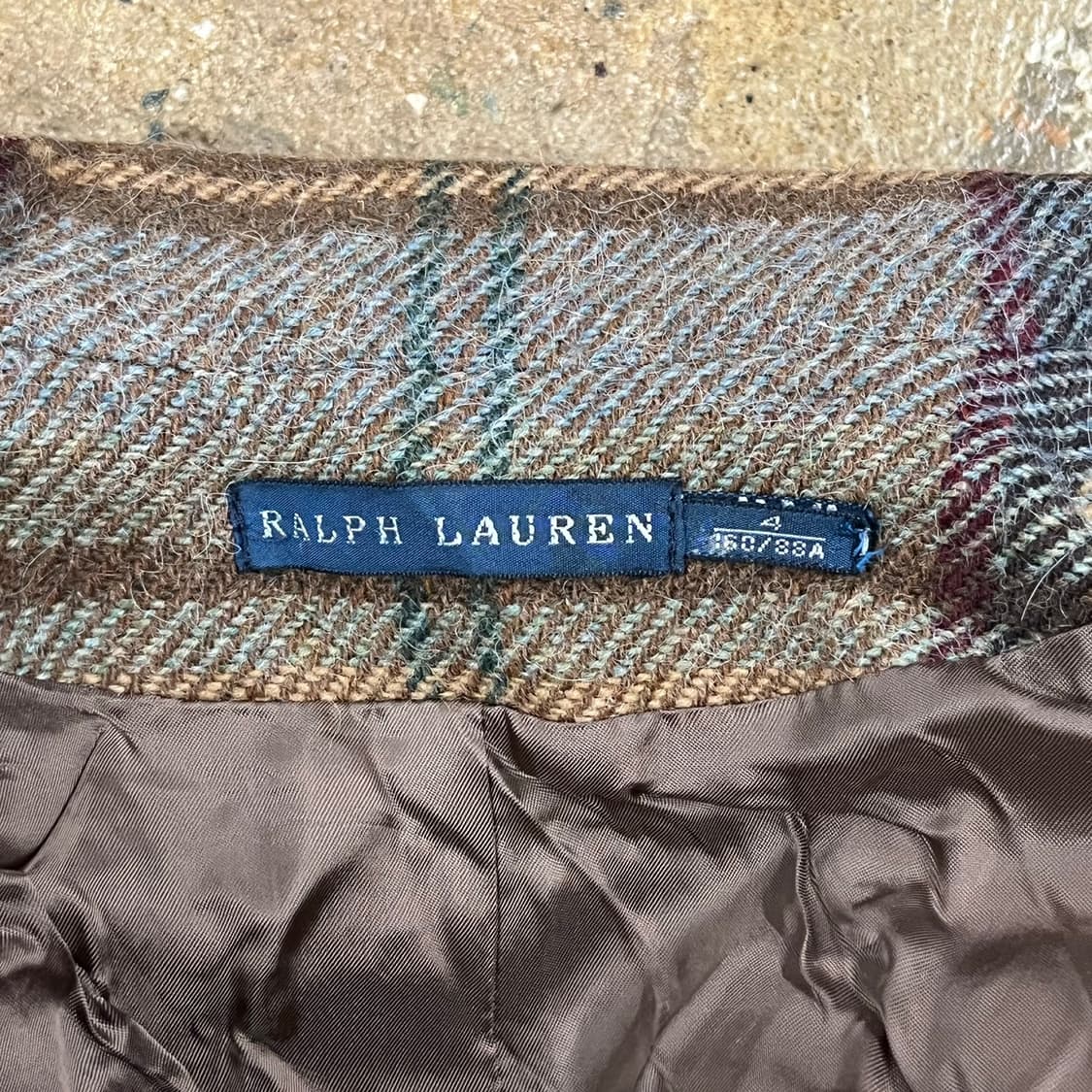 [정품/4] 폴로 랄프로렌 체크 울 자켓 b18 상품이미지5