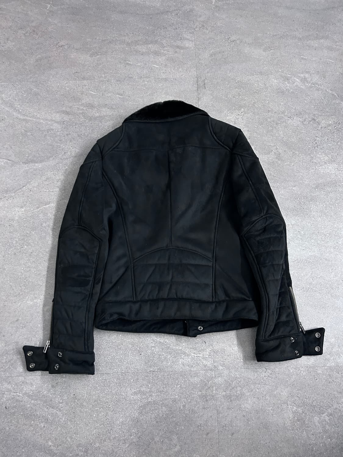 아르마니 시어링 바이커 자켓 상품이미지8