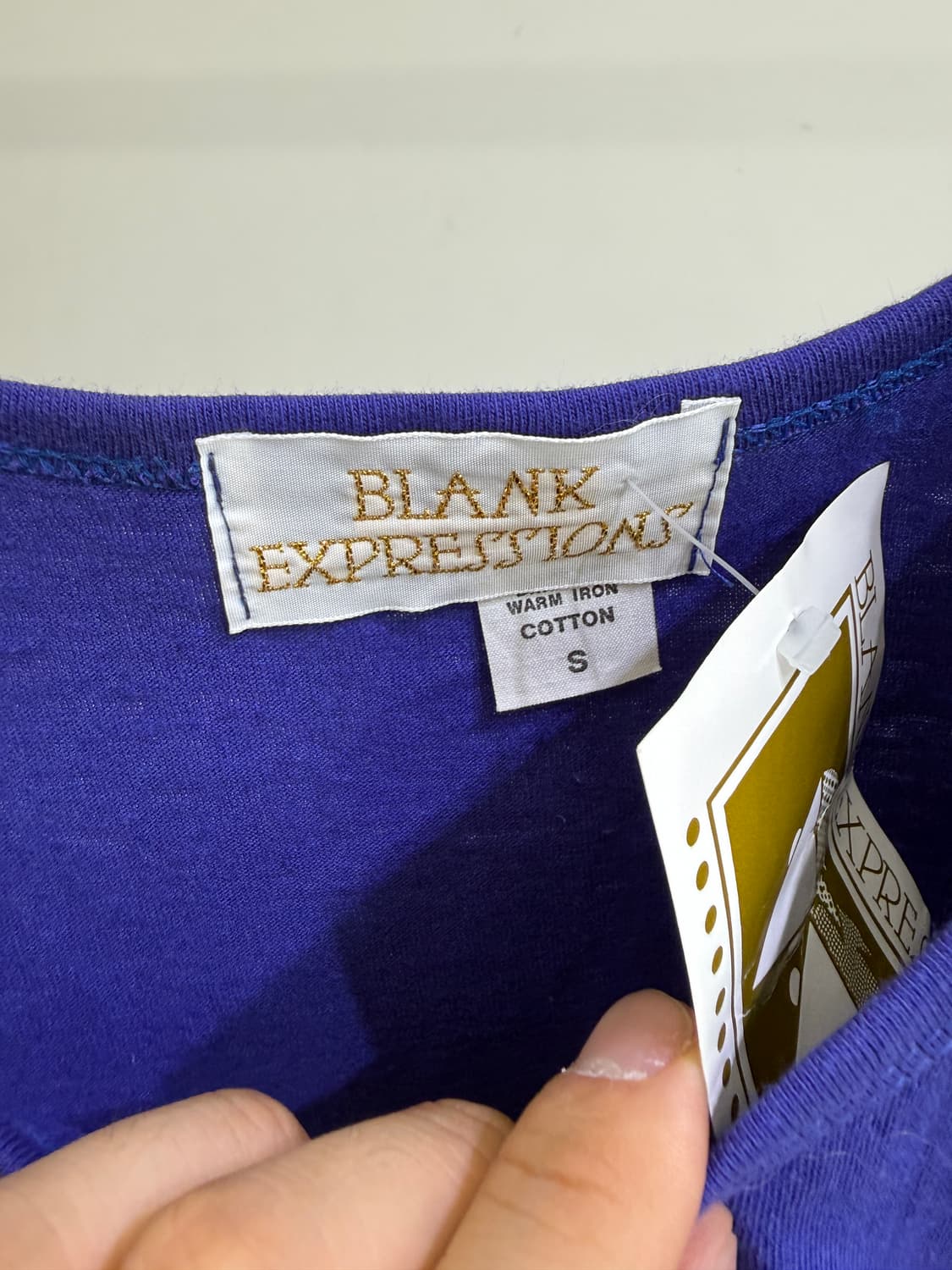 빈티지 BLANK EXPERSSIONS 슬리브리스  상품이미지6