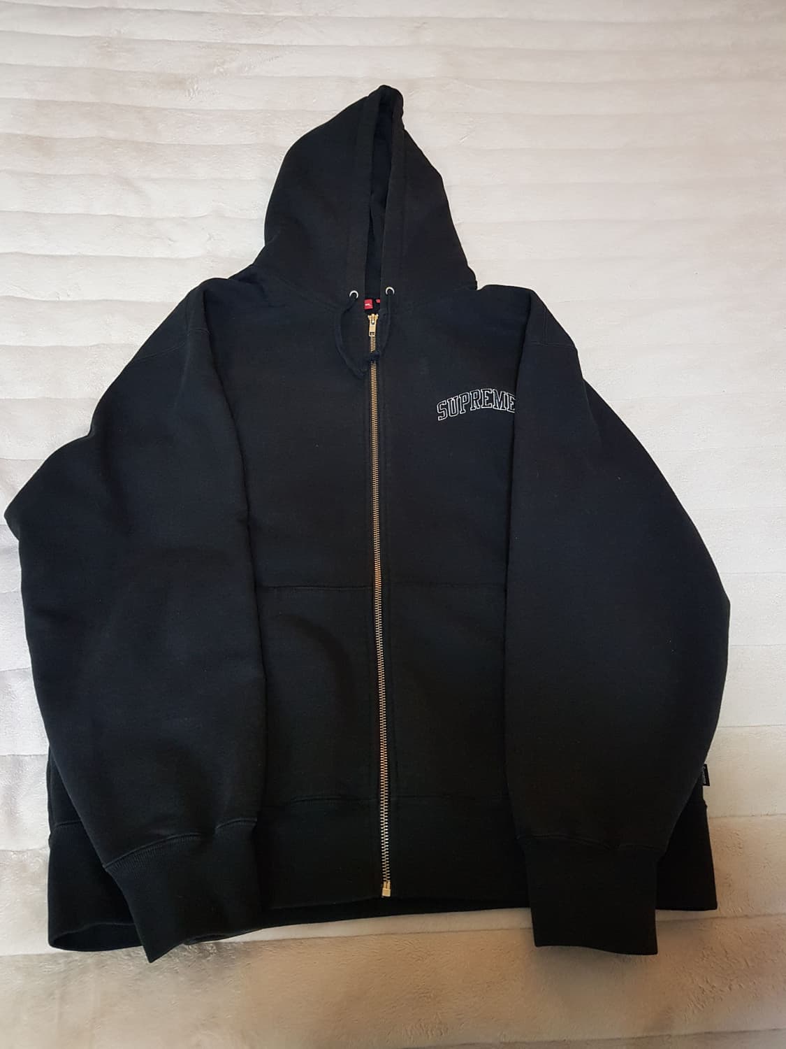 슈프림 도우보이 후드 집업 티셔츠 블랙 22FW 상품이미지1