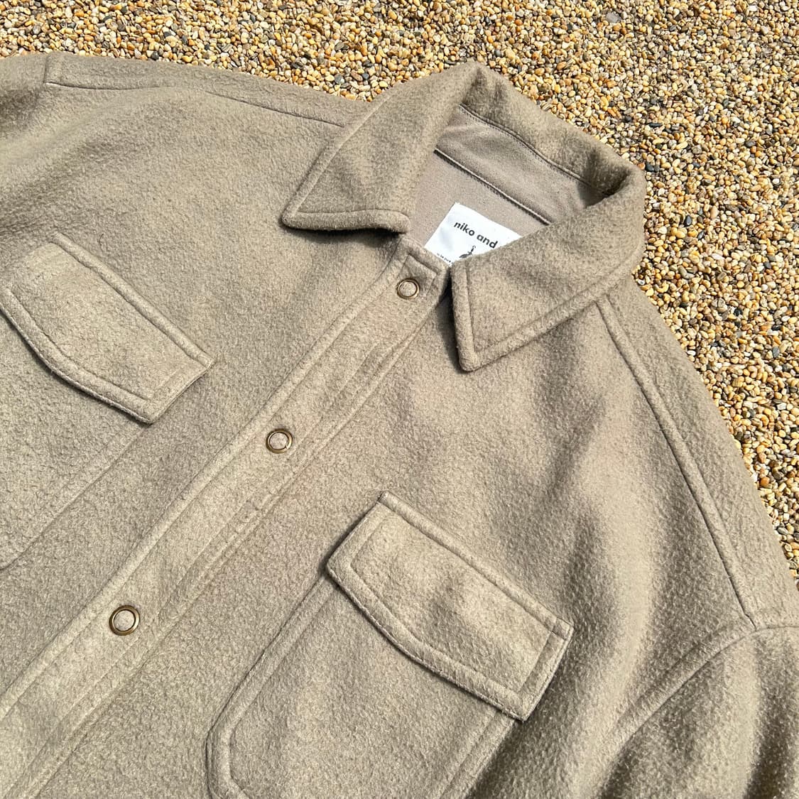 니코 엔드(Nico and..) 울 셔츠 자켓 상품이미지2