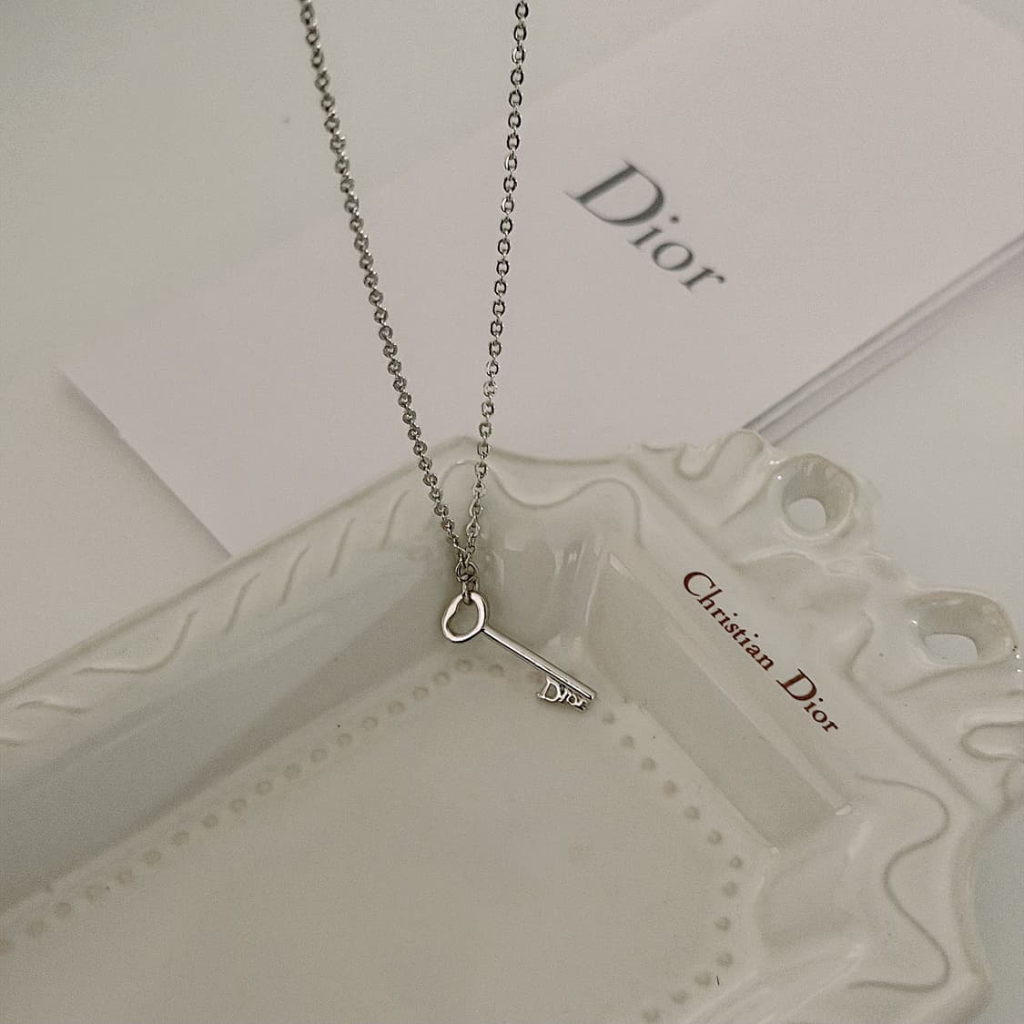 빈티지 디올 열쇠 로고 목걸이 상품이미지3