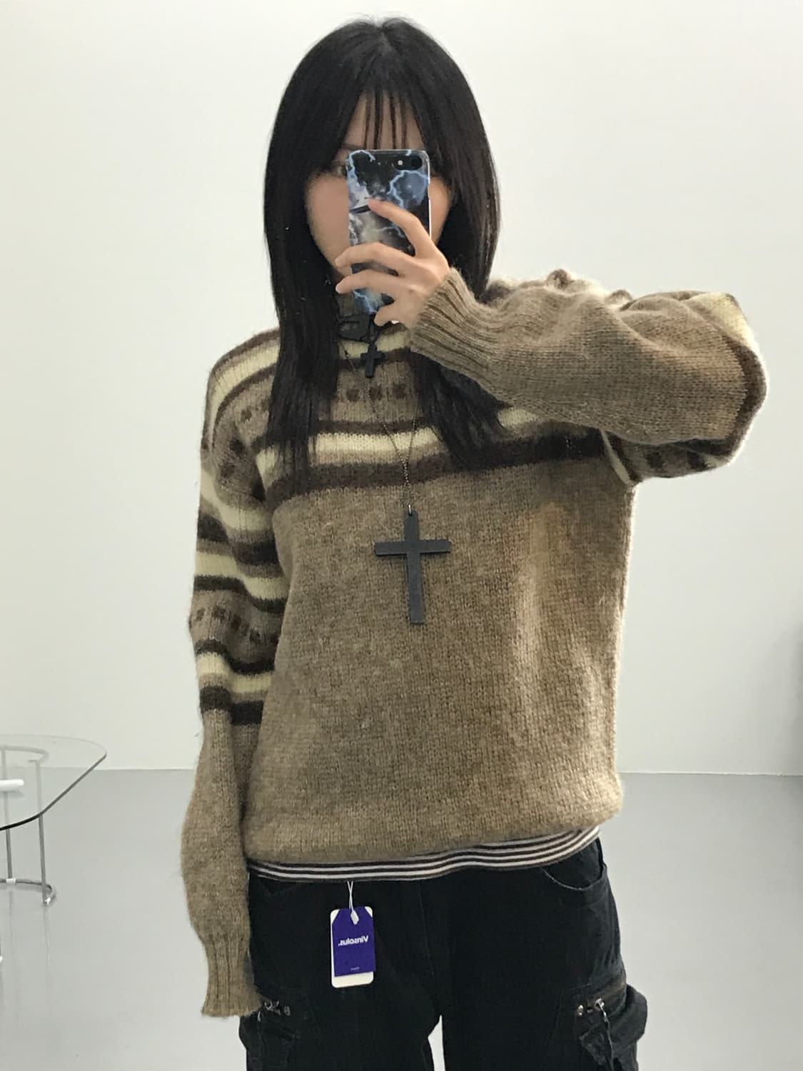 JPN 빈티지 울 니트 상품이미지1