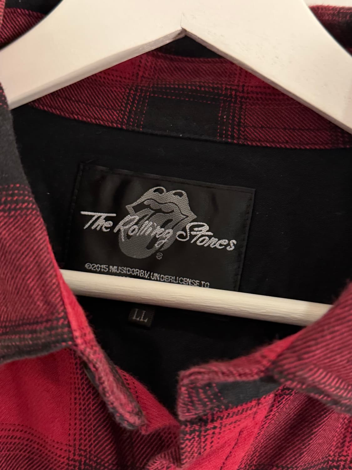 The Rolling Stones 체크 플란넬 셔츠 상품이미지3