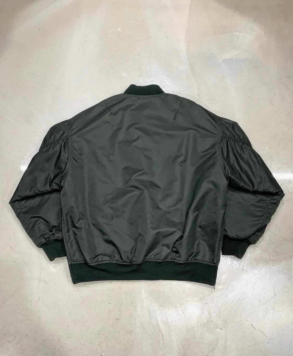 Sorona 나일론 사이드 지퍼 디테일 ma-1 재킷 상품이미지8