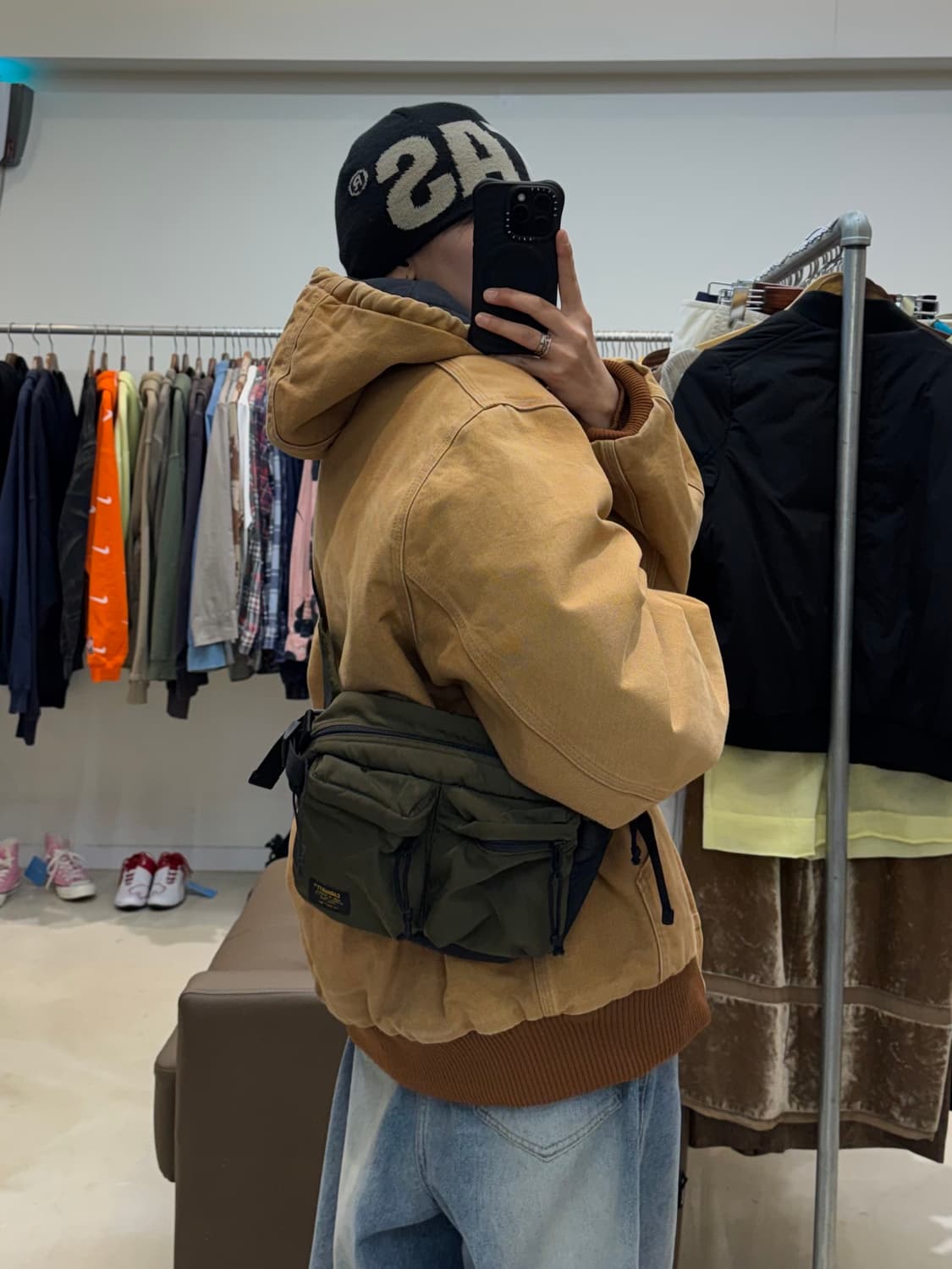 칼하트 wip 밀리터리 웨이스트 백 상품이미지1