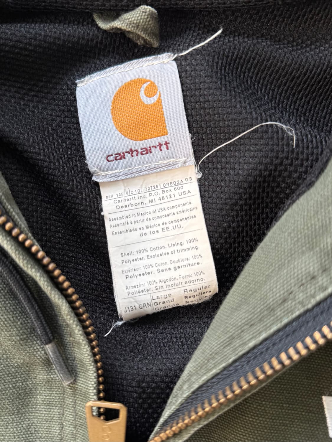 🇲🇽00s Carhartt J131 GRN  상품이미지3