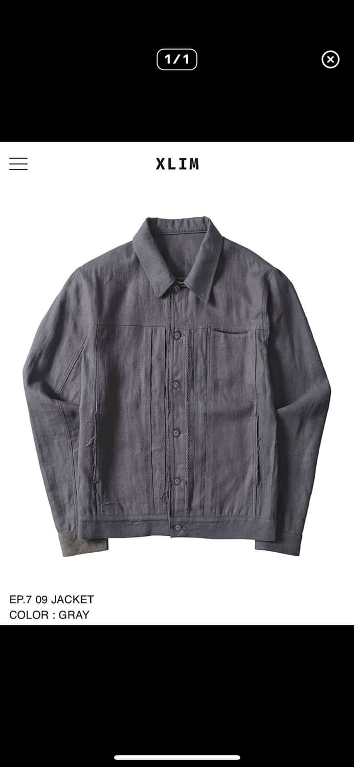 xlim ep7 09 jakcet gray (L) 상품이미지1