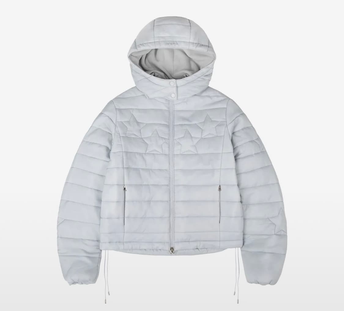 STAR PADDED JACKET [LIGHT GREY] 상품이미지1
