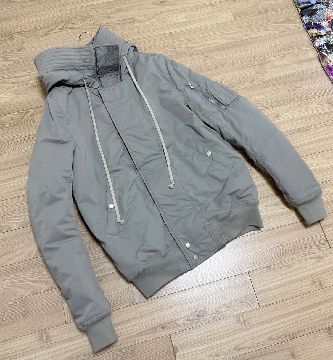 S급/백화점정품] 릭오웬스 다크쉐도우 17FW 후드 봄버) 상품이미지5