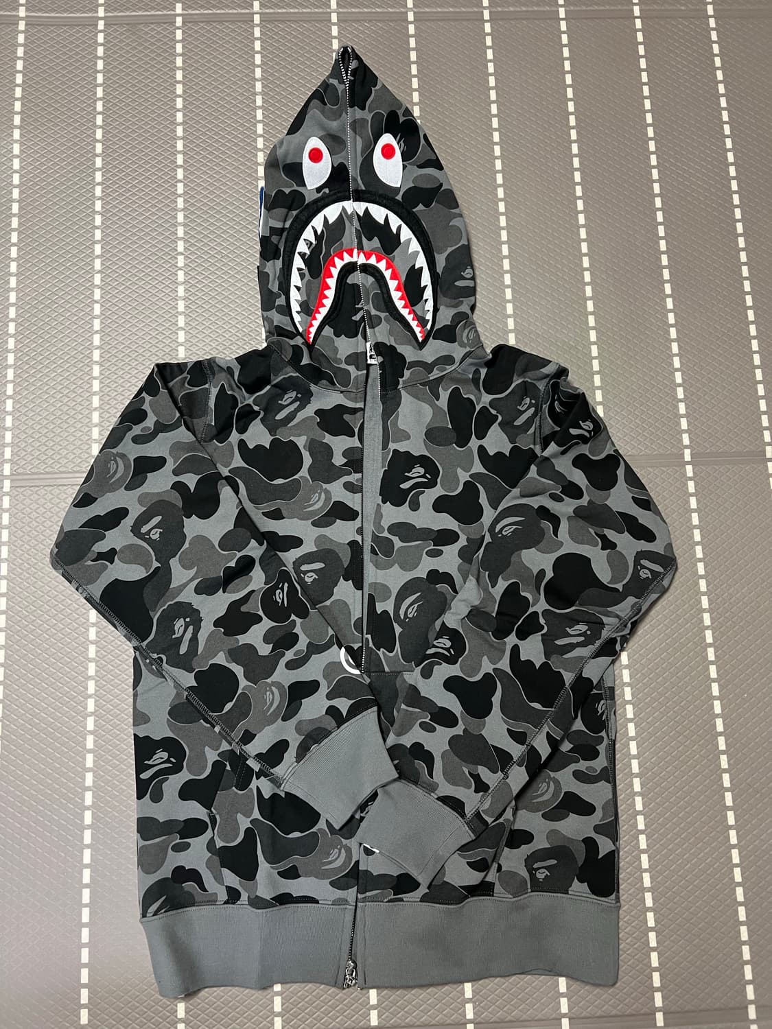 베이프 후드집업 / L 그레이 상품이미지1