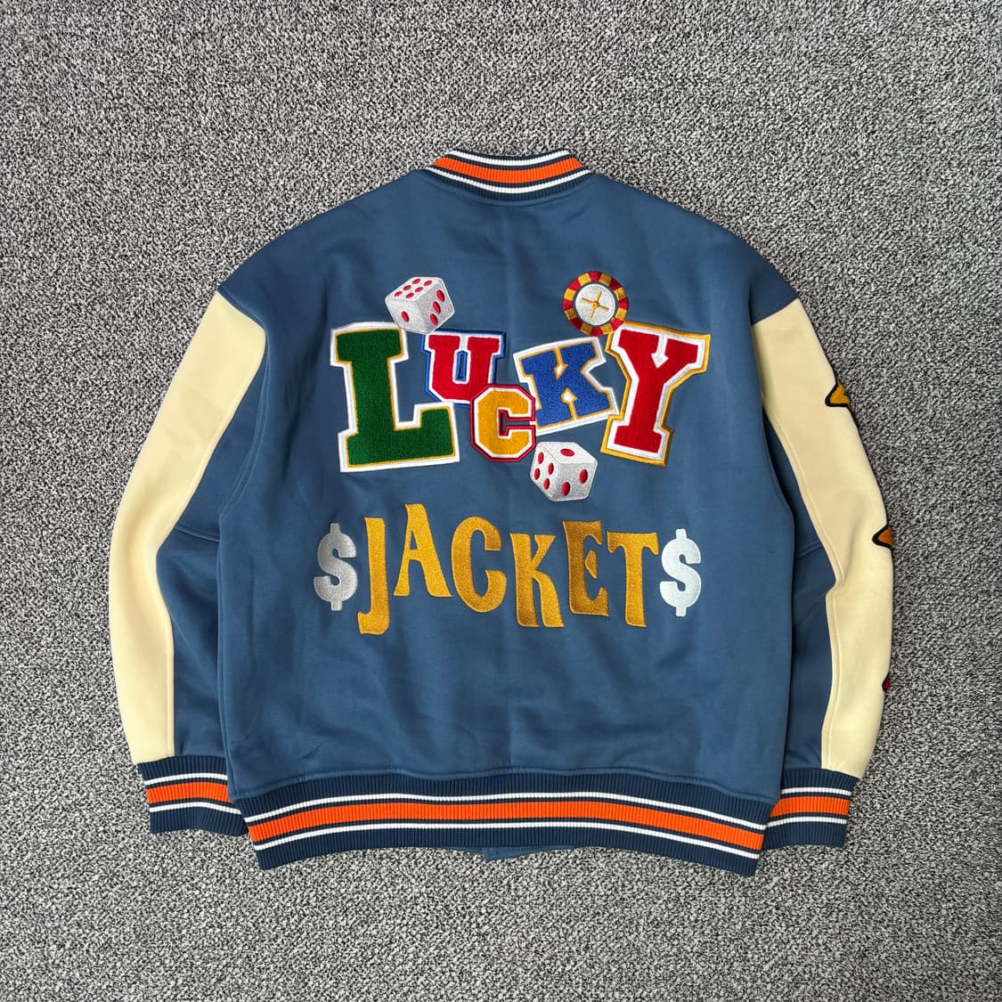 인플레이션 Poker game 스타디움 자켓 (XL) 상품이미지5