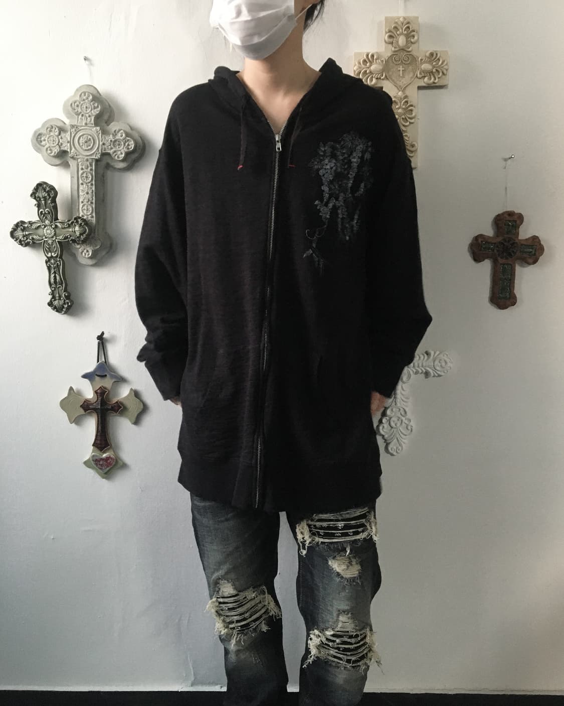 Oriental point hood zip up 상품이미지6