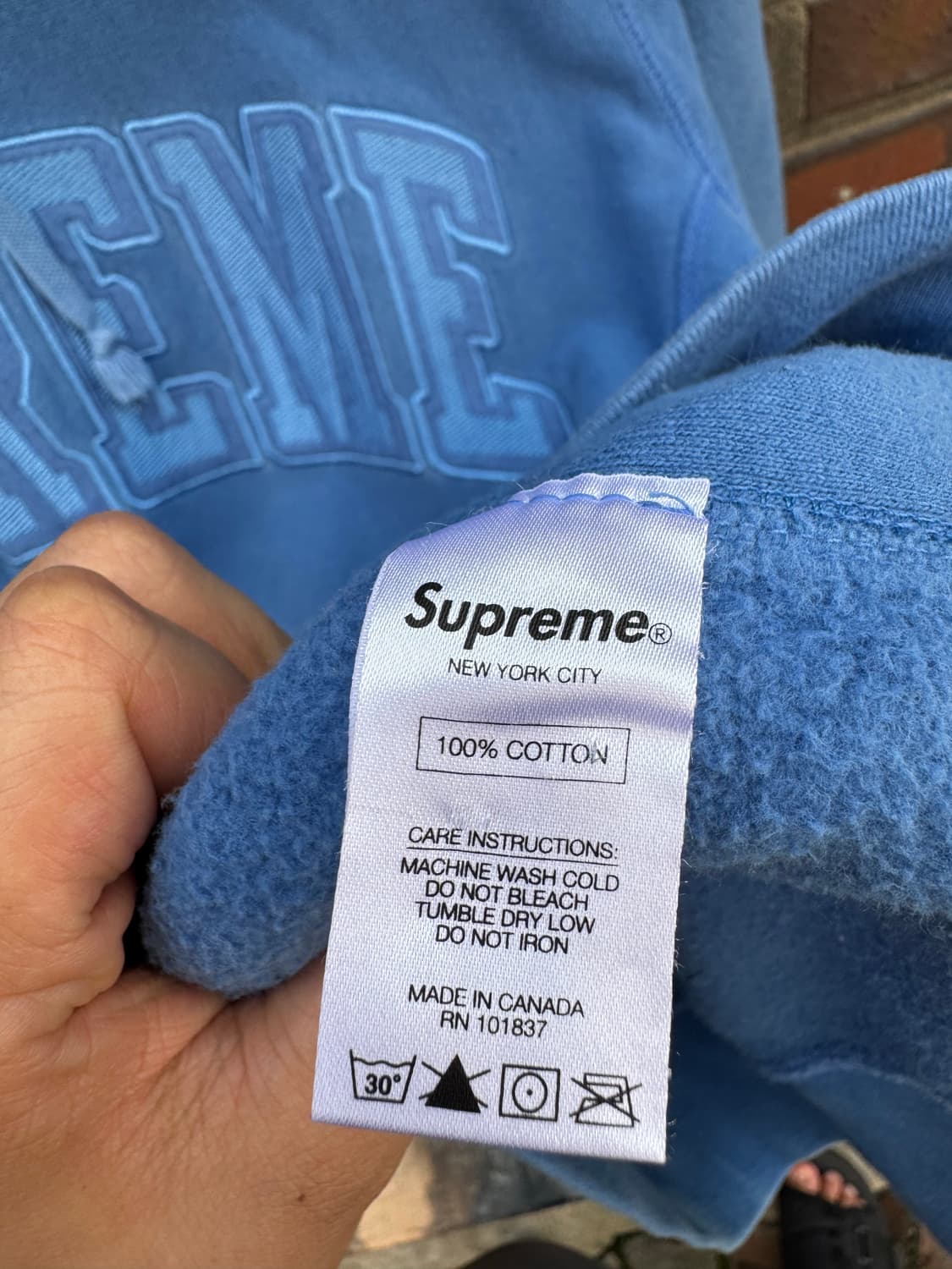 Supreme/슈프림 SS16 Tonal Arc Hoodie  상품이미지5