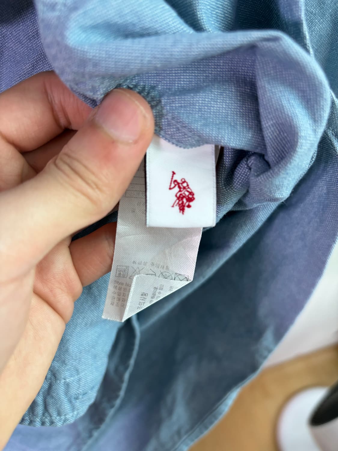 U.S. 폴로 어슨 하늘색 남방 M  상품이미지5