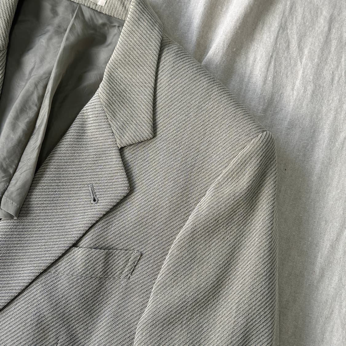 랑방 90s 재팬 빈티지 트윌 블레이저 자켓 95~100 상품이미지2