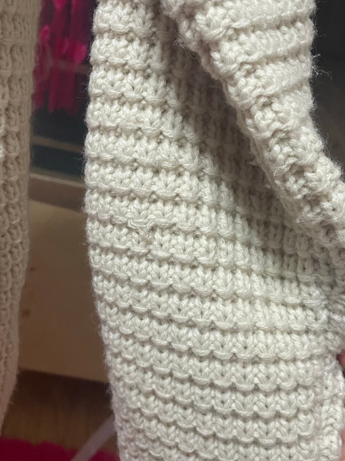 모리걸 뜨개 떡볶이 코트 일본 빈티지 상품이미지3