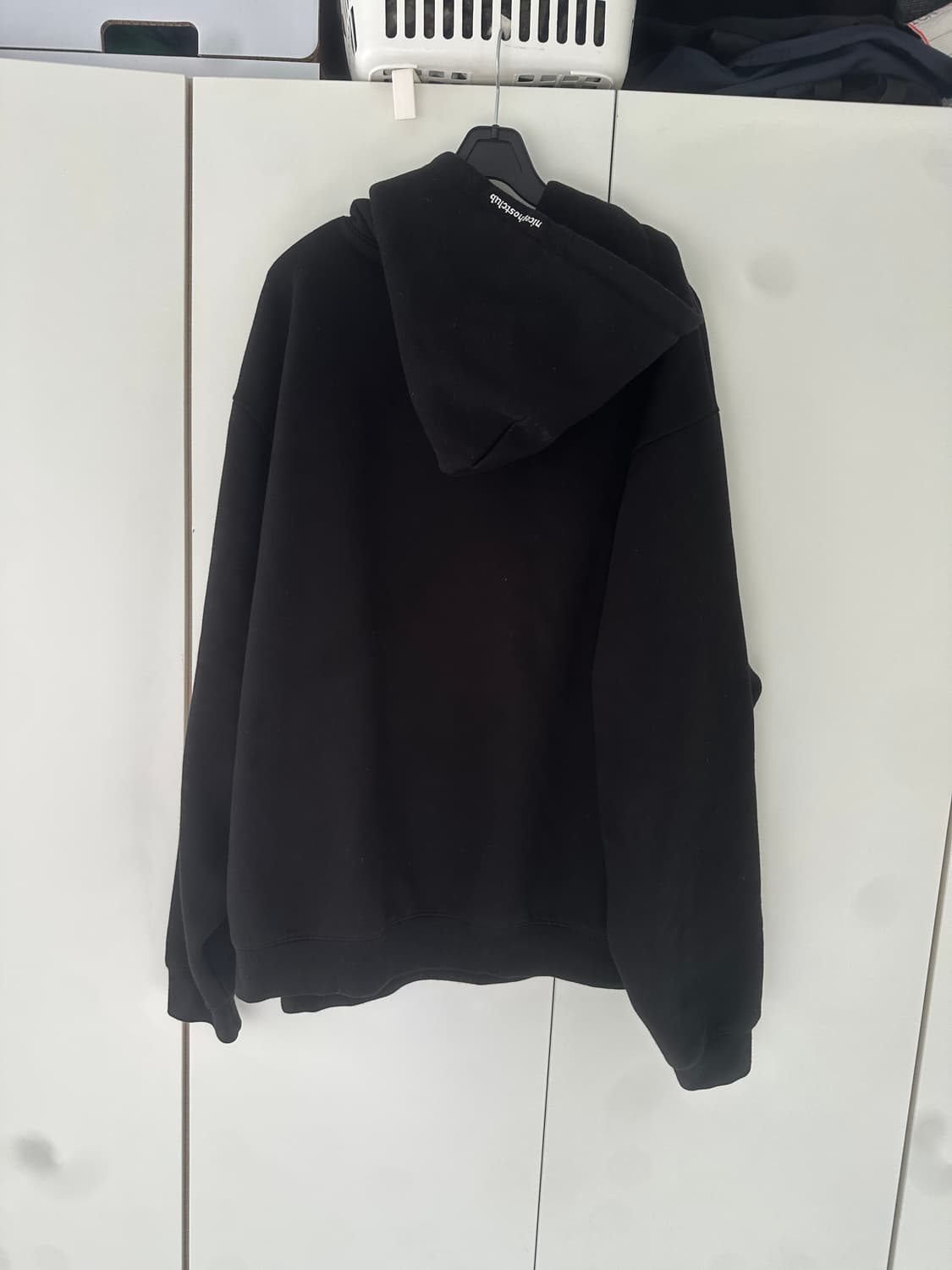 나이스고스트클럽 그래픽 블랙 후드티 XL 상품이미지2