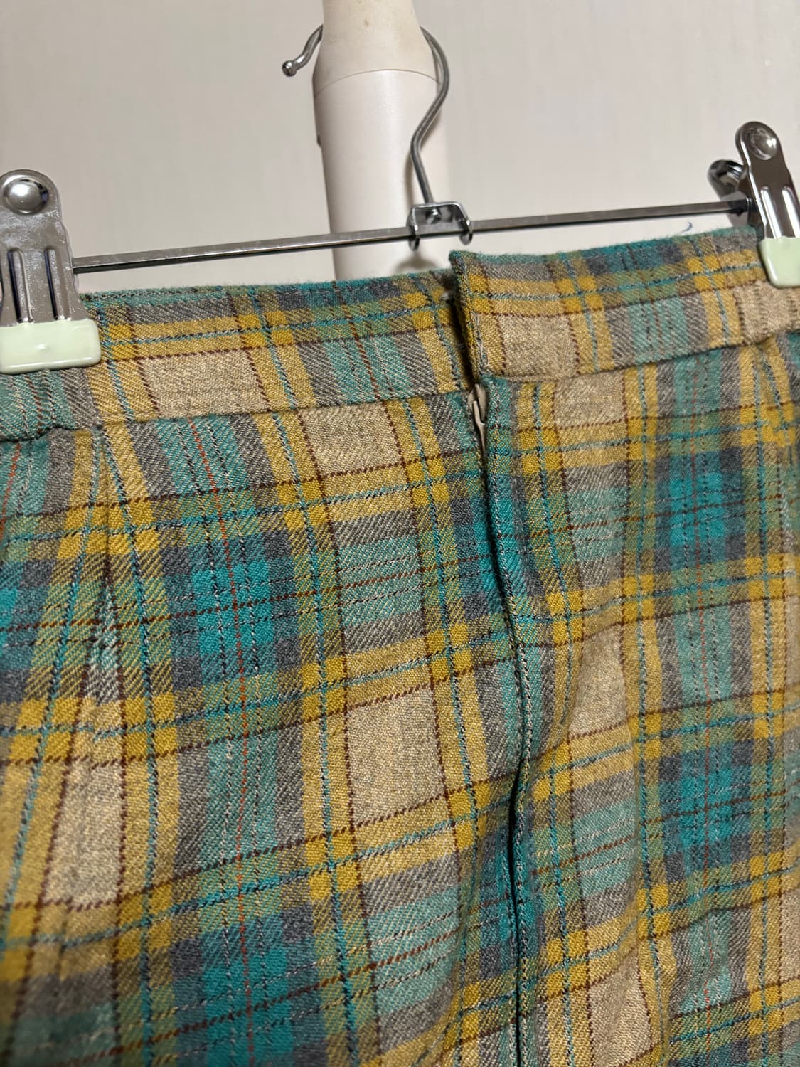 빈티지 태슬 체크 스커트 상품이미지5