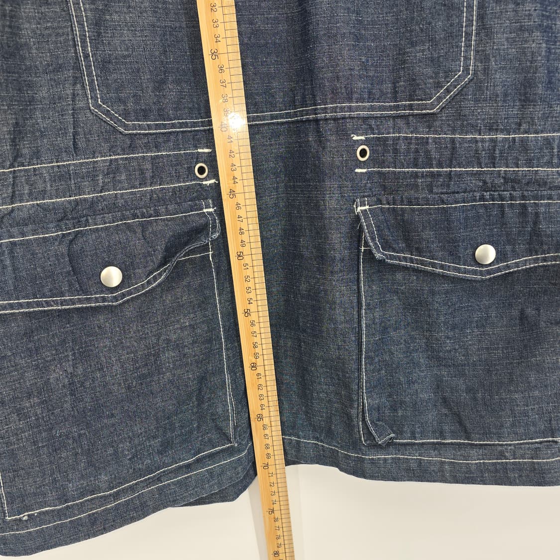 프리즘웍스 데님 후드 아노락 자켓 상품이미지5