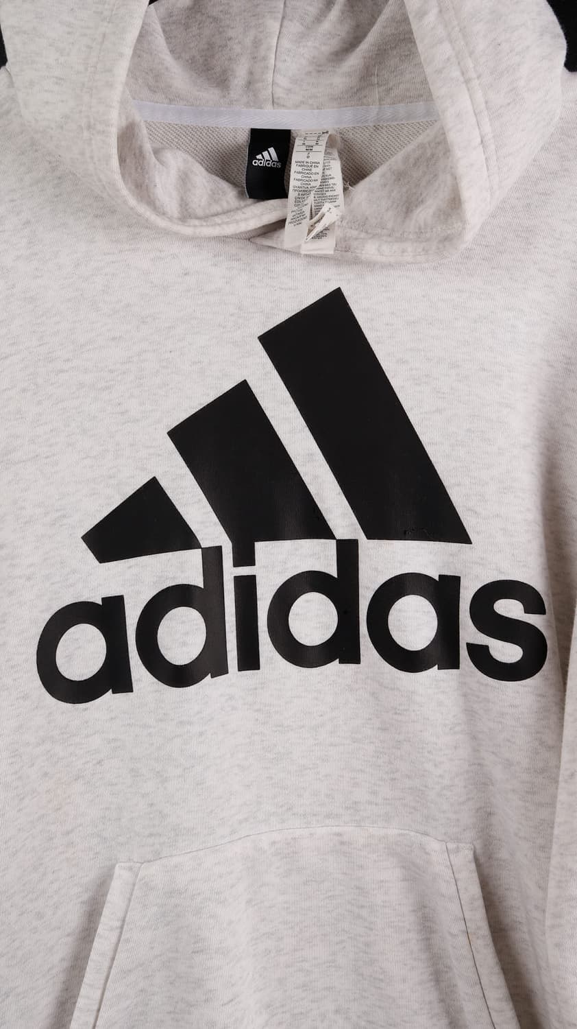 아디다스 삼선빅로고 후드티셔츠 상품이미지3