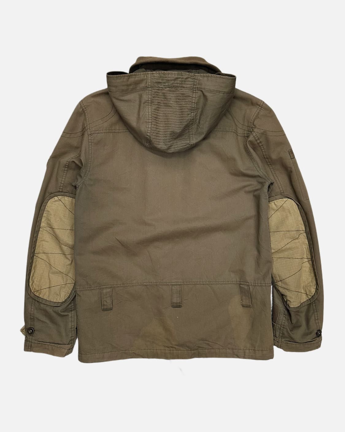 khaki military pocket hood jacket 상품이미지6