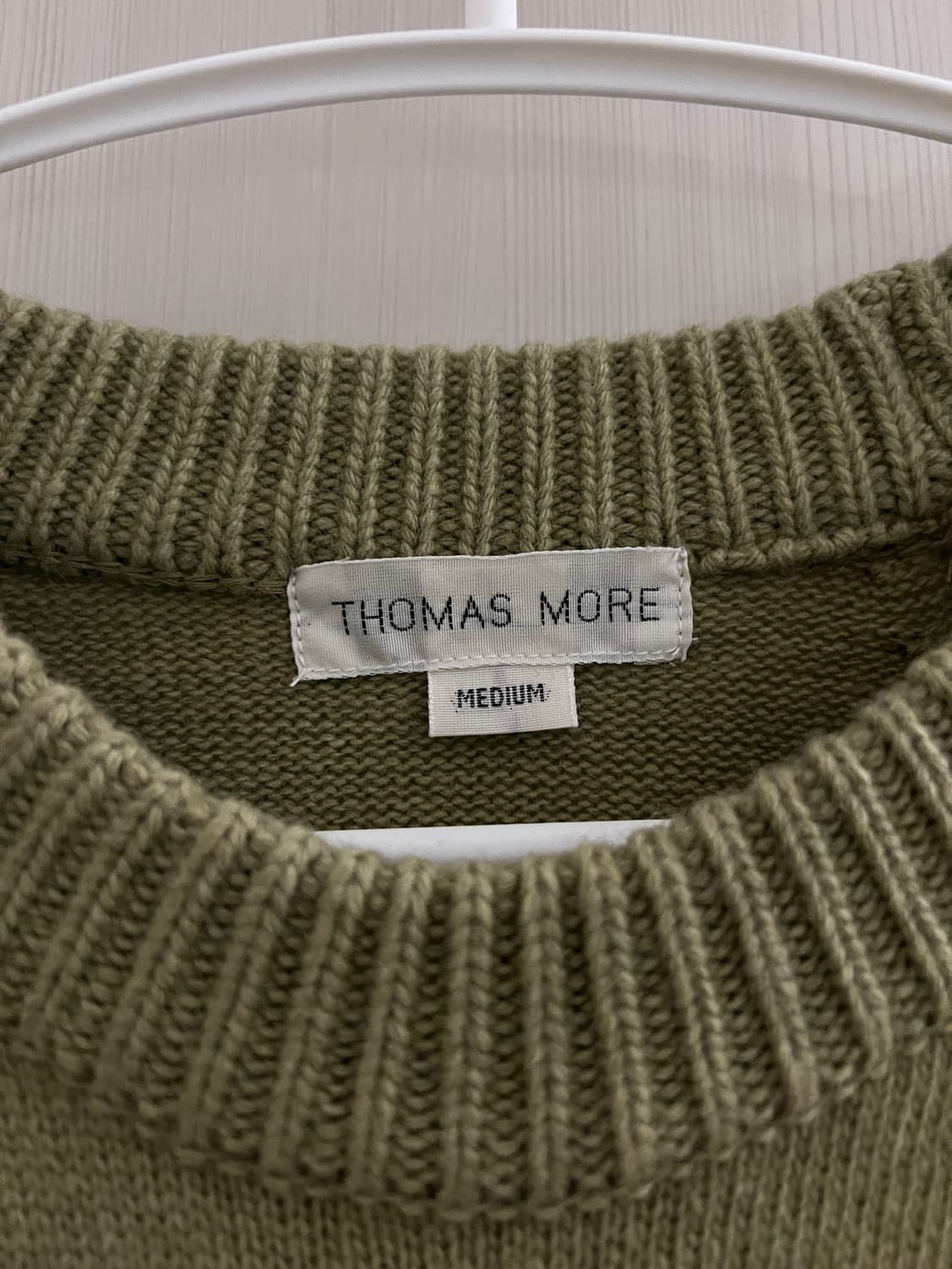 토마스모어 램스울 니트 (그린) 상품이미지2
