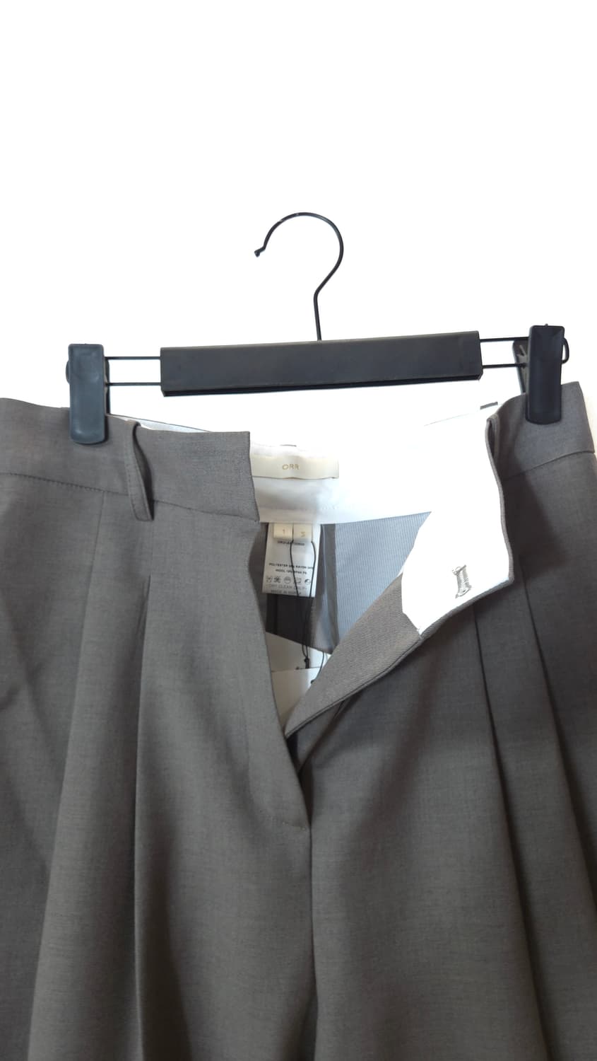 오르 ORR 2021 울블렌드 투턱 팬츠 미사용택 55~66 상품이미지3