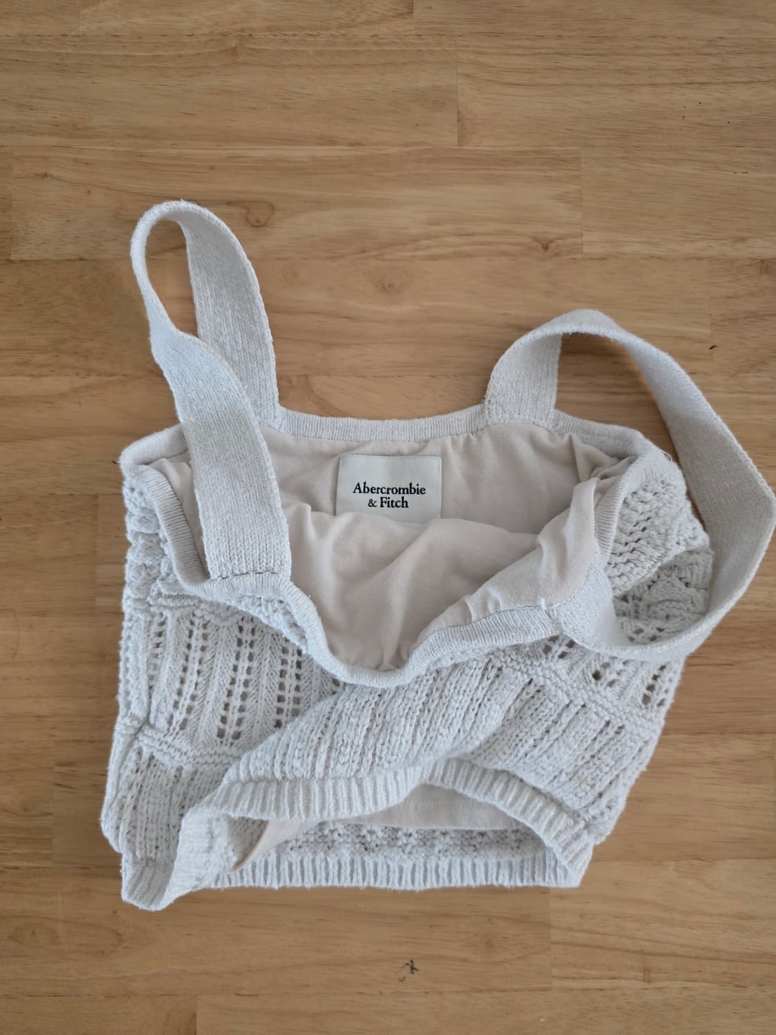 Abercrombie &  Cream Crochet Knit Cami 상품이미지5