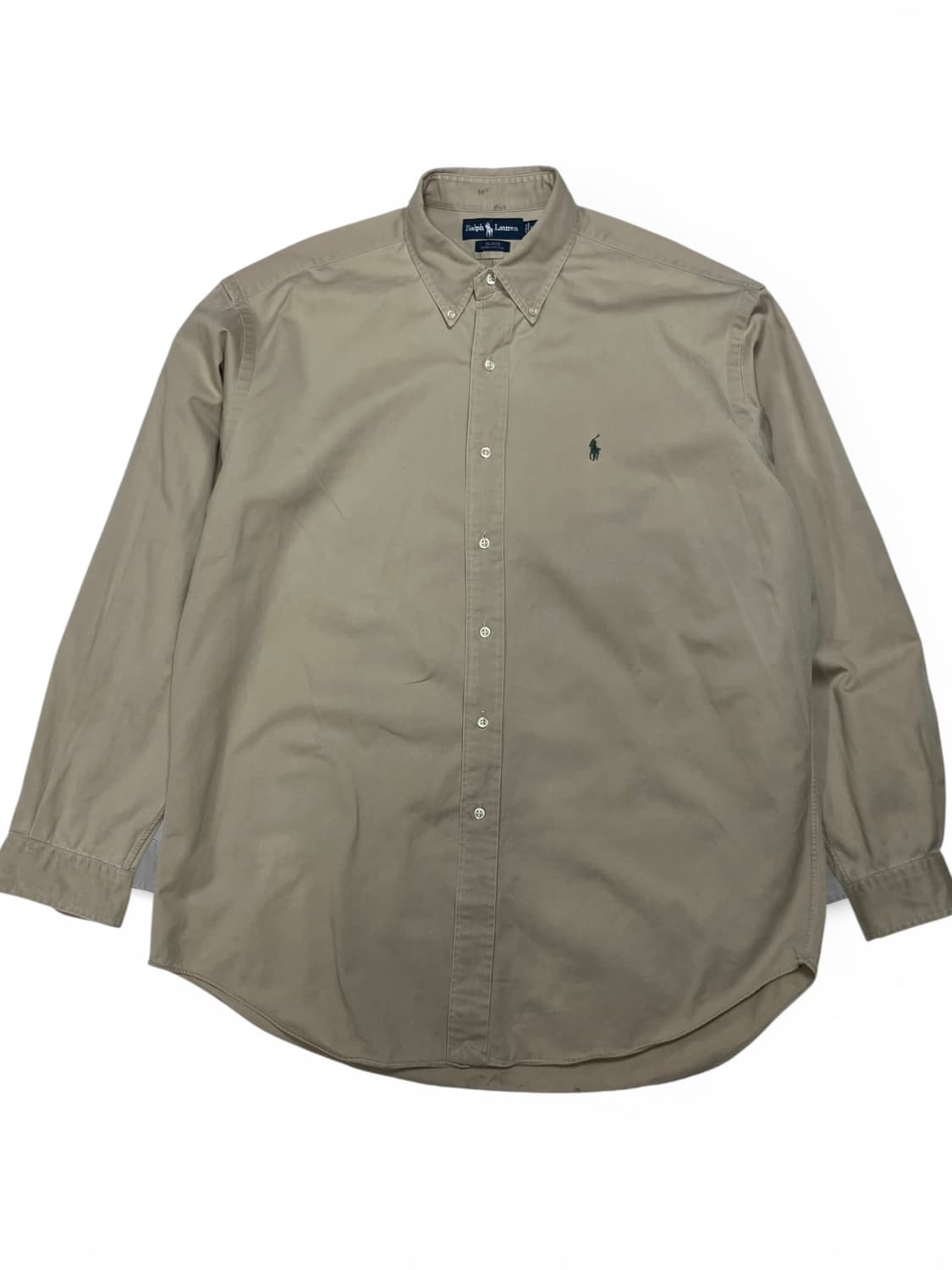 폴로 랄프로렌 베이지 오버사이즈핏 셔츠 L 상품이미지2