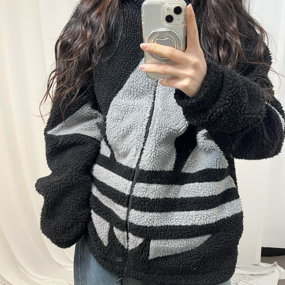 Adidas Trefoil Fleece Jacket 상품이미지3