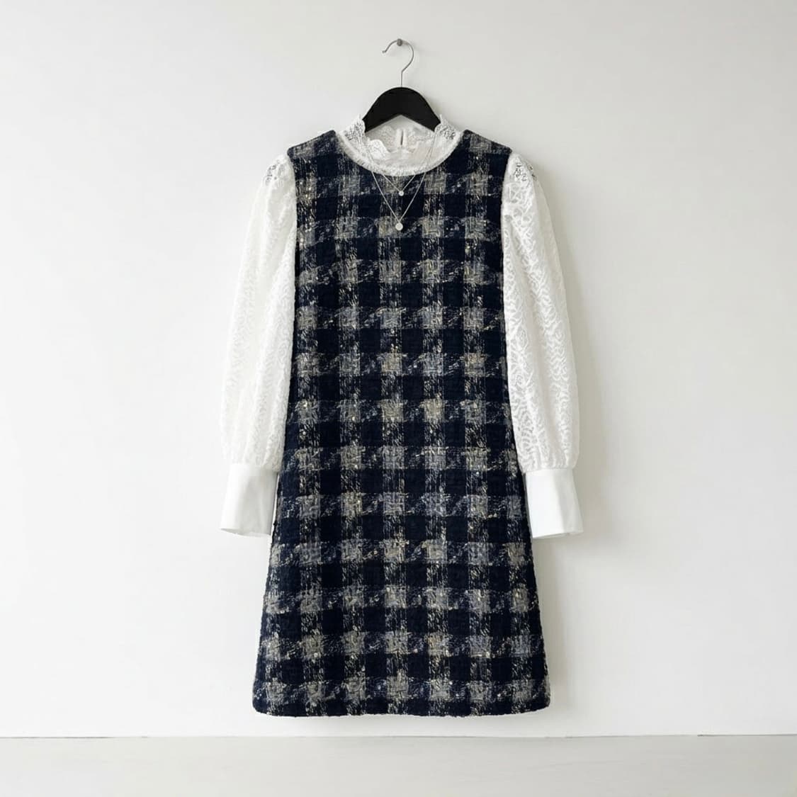 [새상품XS] 일본수입 트위드 원피스 상품이미지1