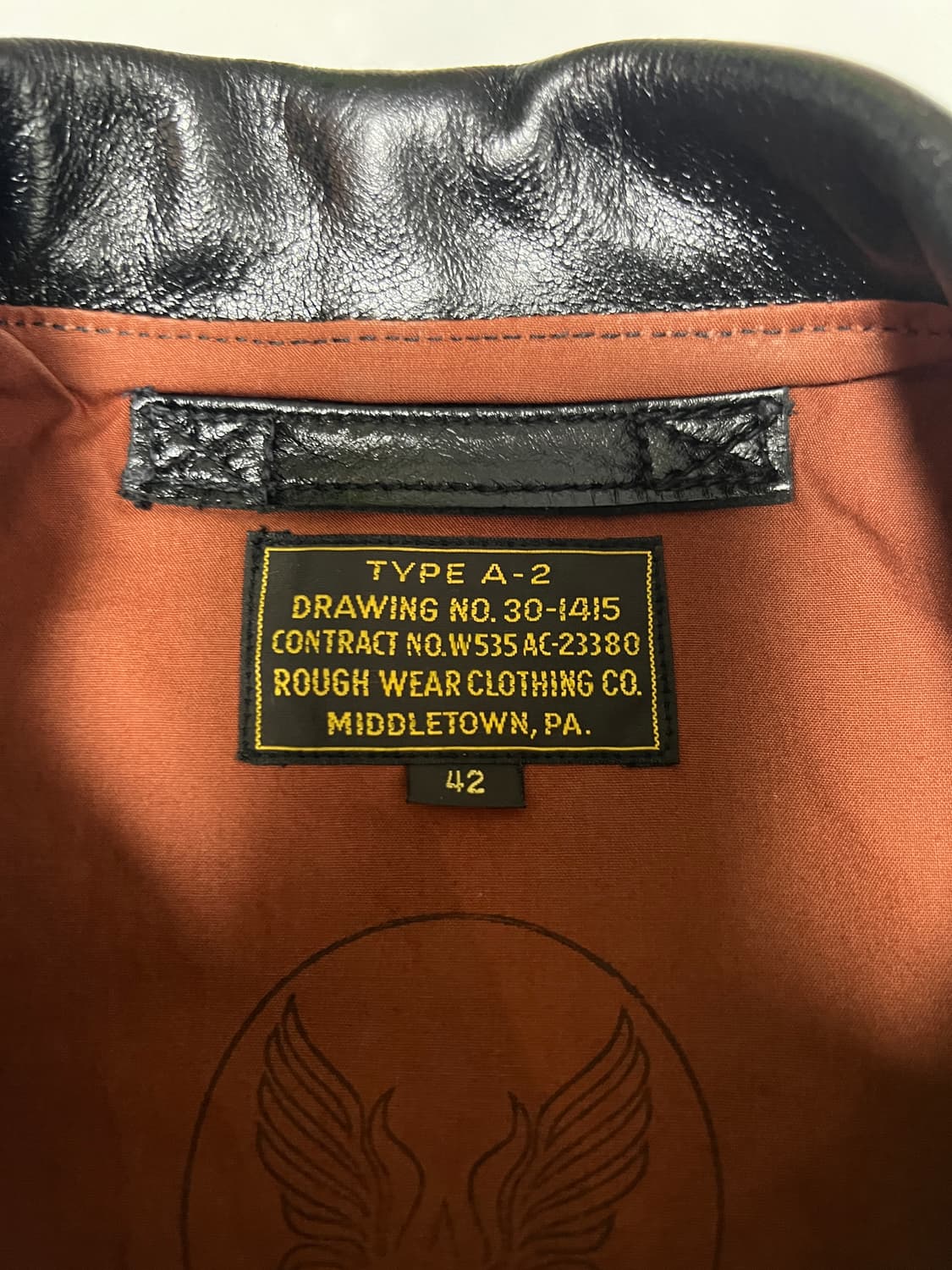 택포75) 아카펠라클로딩 A-2 말가죽 자켓 a2 홀스하이드 42 상품이미지5