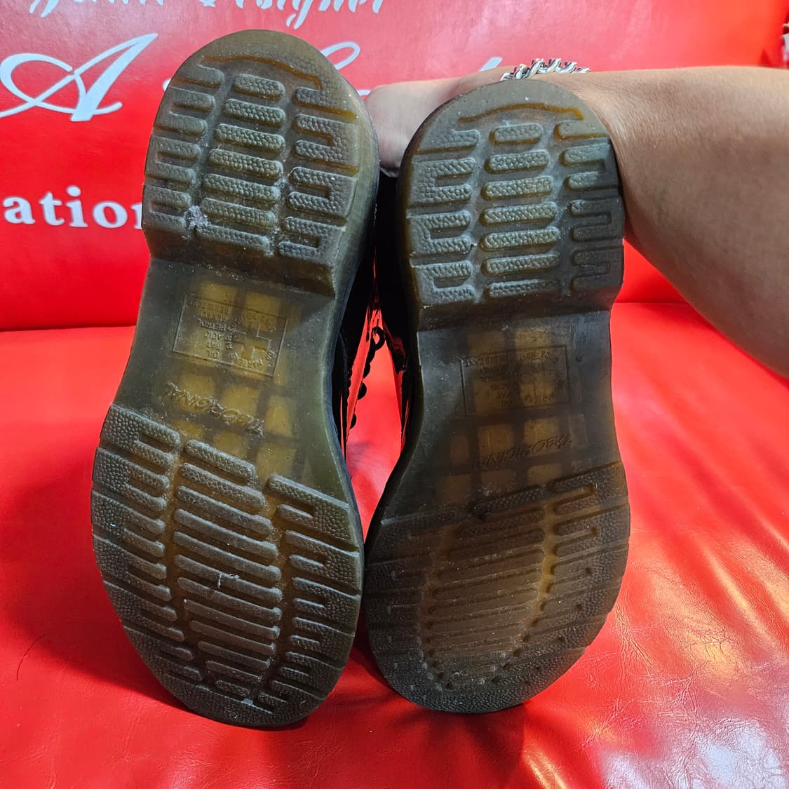 닥터마틴(Dr.Martens) 1460w 8홀 유광 부츠 38size 상품이미지6