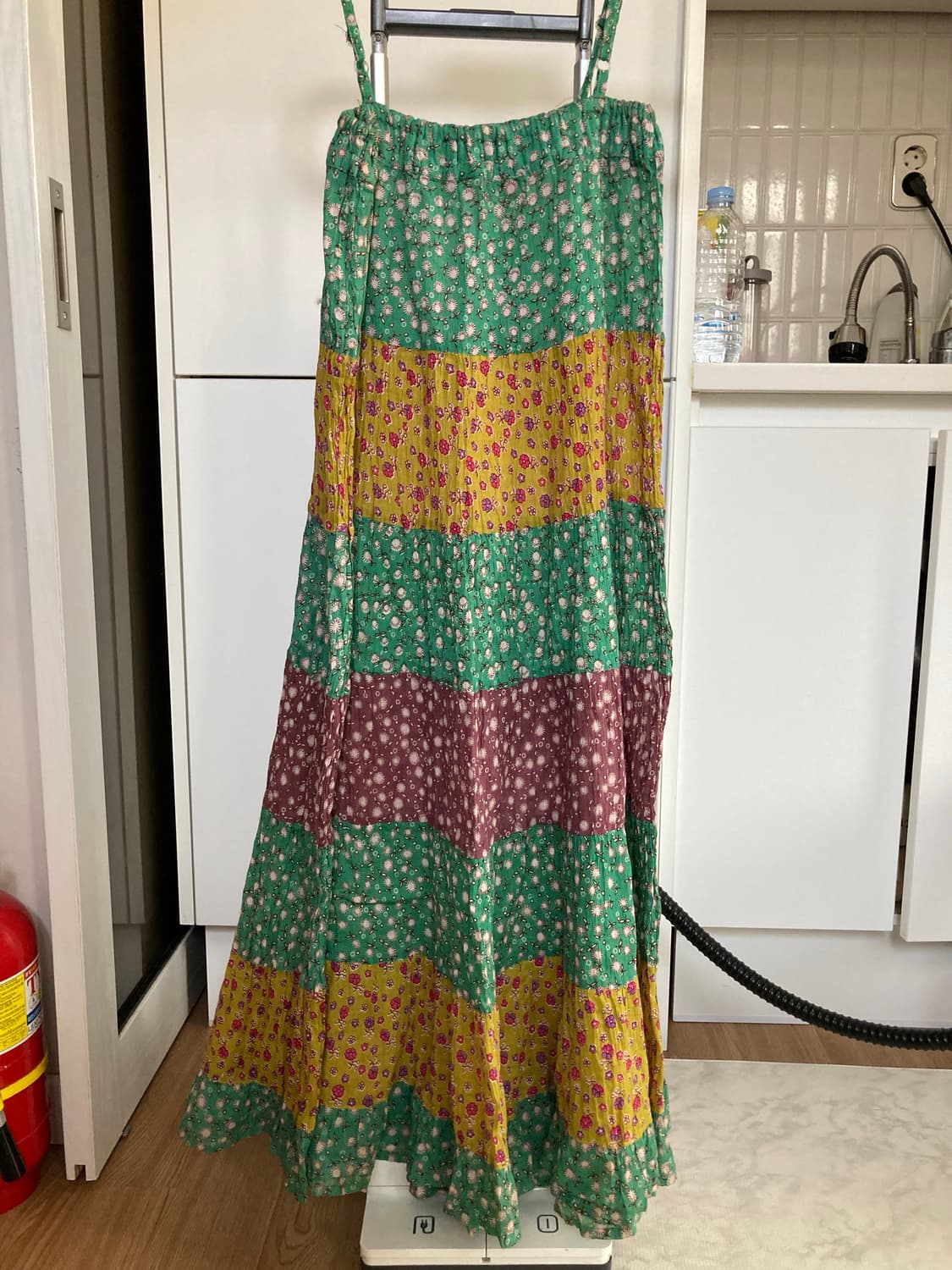 일본빈티지 플라워 패턴 원피스 상품이미지1