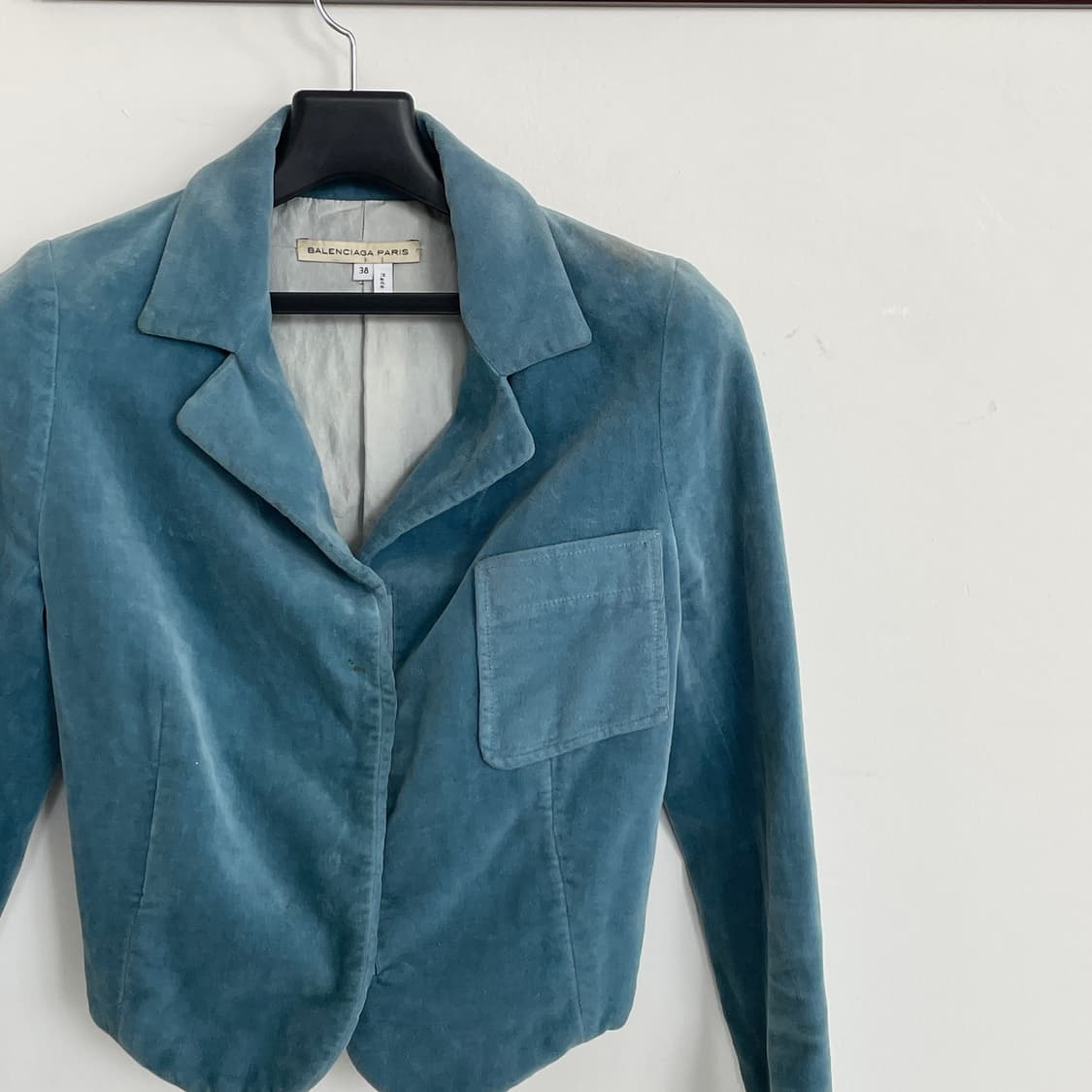 발렌시아가 크롭 슬림 블레이저 자켓 y2k 상품이미지2