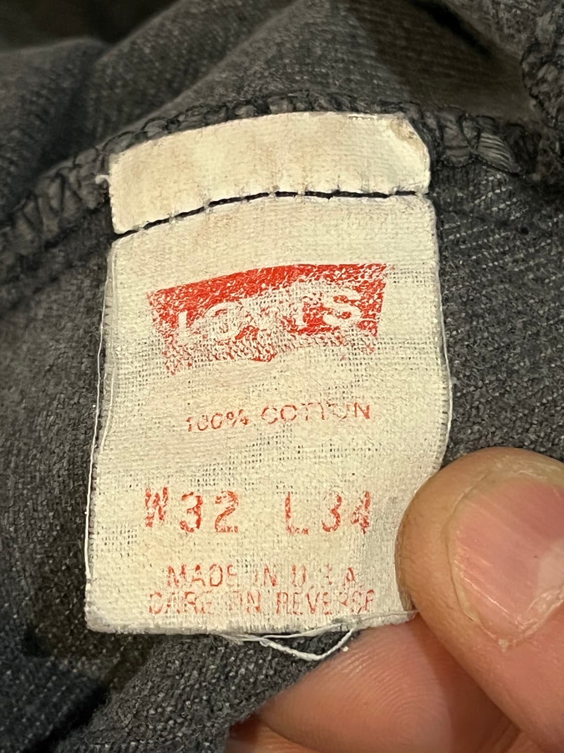 리바이스 501 그레이 (90’s / USA) 상품이미지5