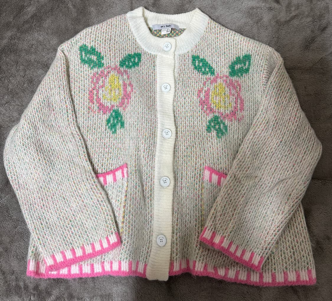 쥬시쥬디 쟈가드니트 가디건 상품이미지1