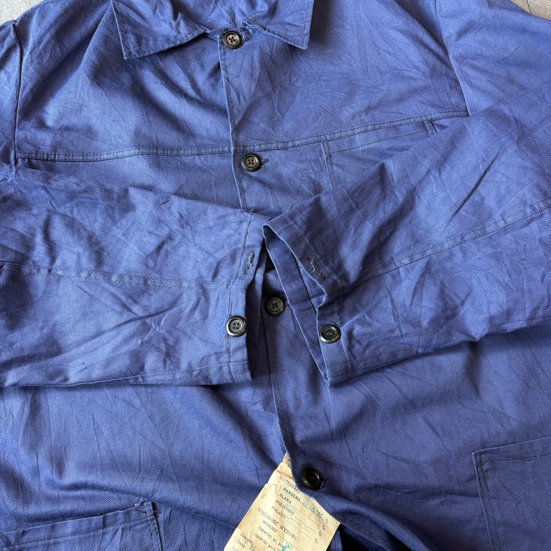 90년대 빈티지 폴란드 생산 프렌치 워크 자켓  상품이미지7