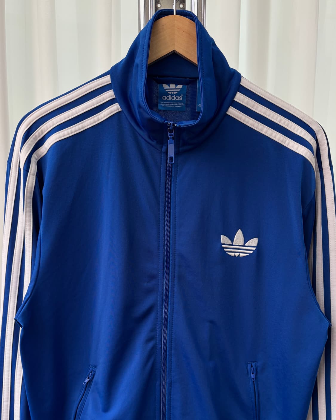 [L]아디다스 구형 파이어버드 블루 트랙탑 져지 상품이미지4