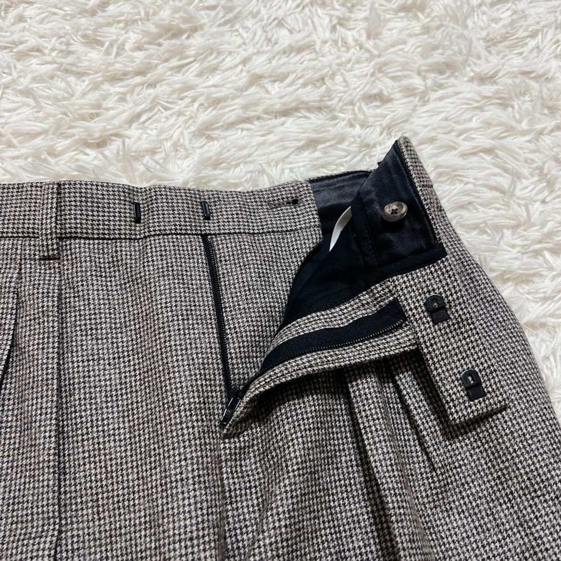 [블랙핑크 리사님 착용] 셀린느 마가렛 울 체크 팬츠 상품이미지8