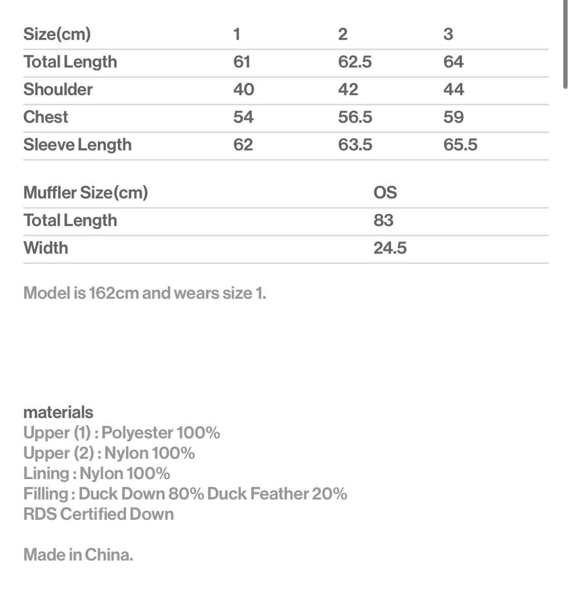 OJOS Detachable Muffler Down Jacket 상품이미지9