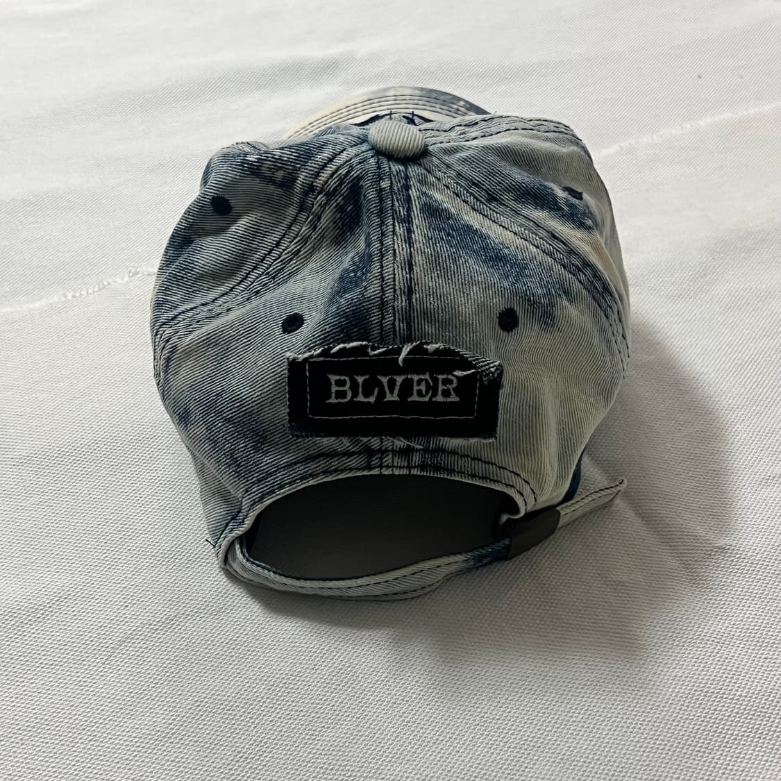 Blr BLEACHED DENIM CAP (BLUE) 상품이미지2
