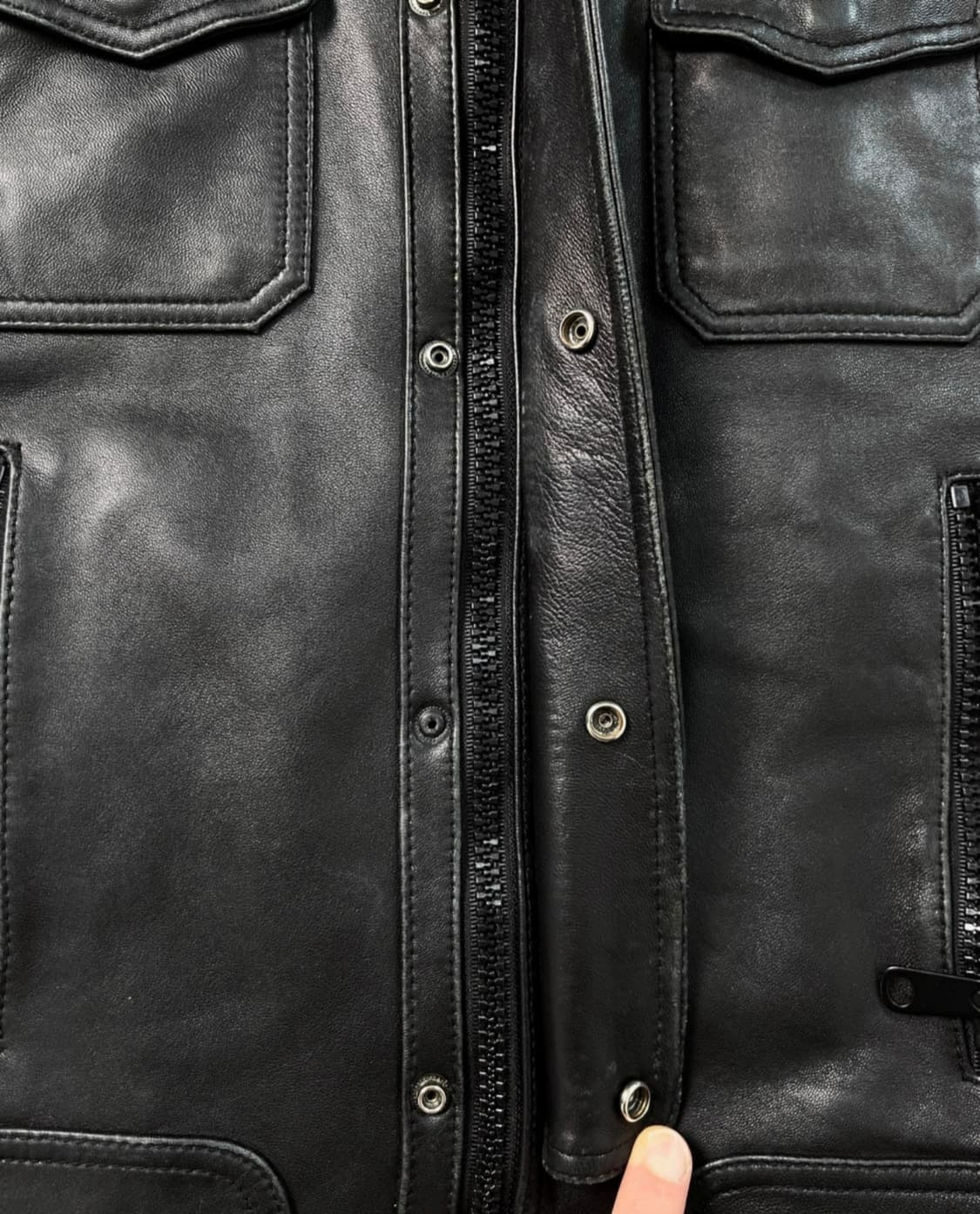 빈티지 양가죽 레더자켓 상품이미지3