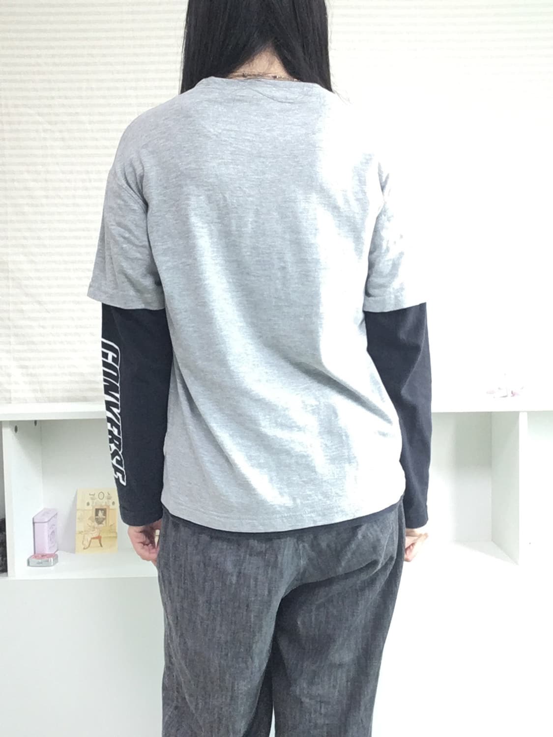 jpn vintage 컨버스 빈티지 패치 롱슬리브 y2k 스트릿 펑크 일 상품이미지3