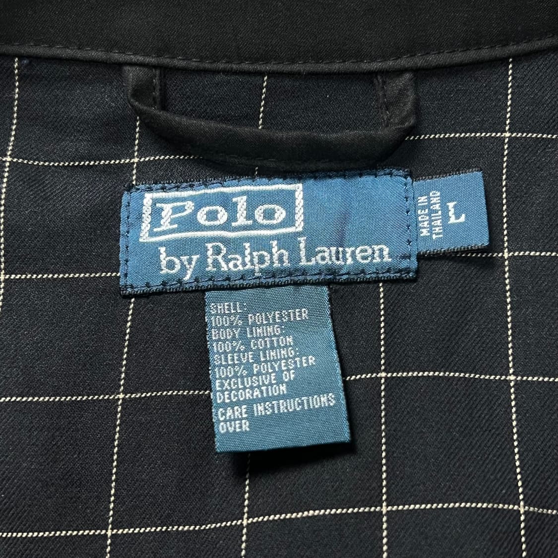 폴로 랄프로렌 바이스윙 자켓 블랙 L 상품이미지3